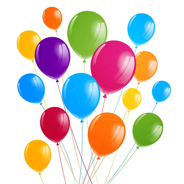 Vector globos de colores — Archivo Imágenes Vectoriales