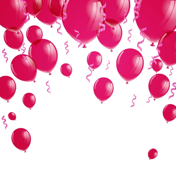 Vector globos de colores — Vector de stock