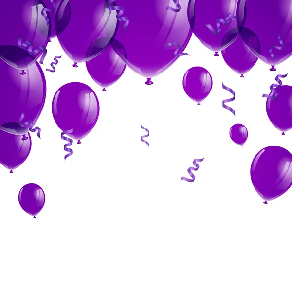 Vector globos de colores — Vector de stock