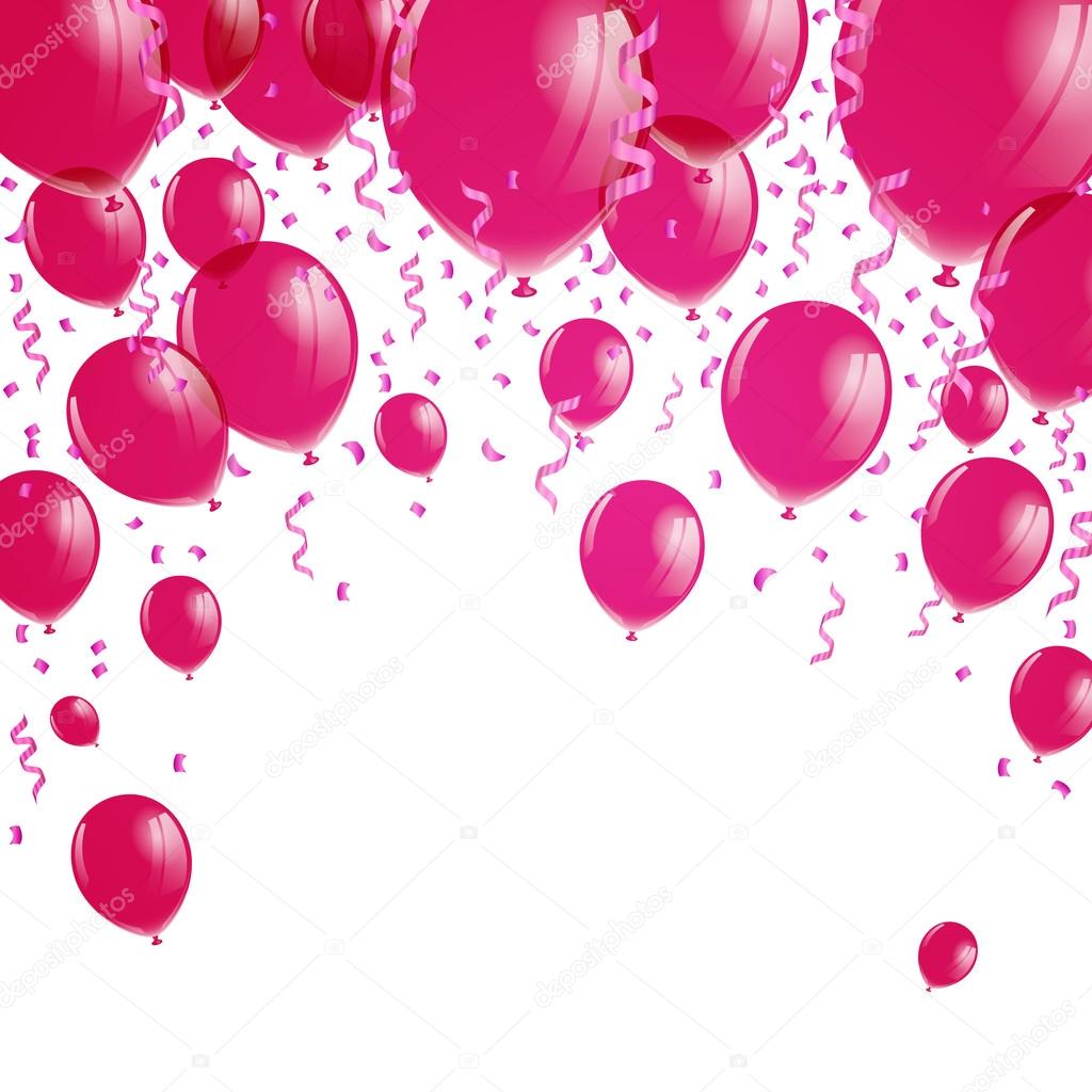 Vector Colorful  Balloons