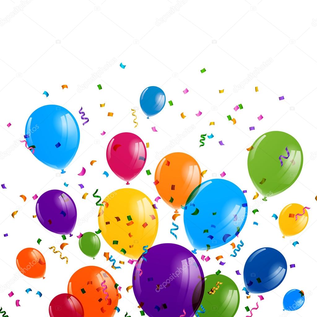 Vector Colorful  Balloons