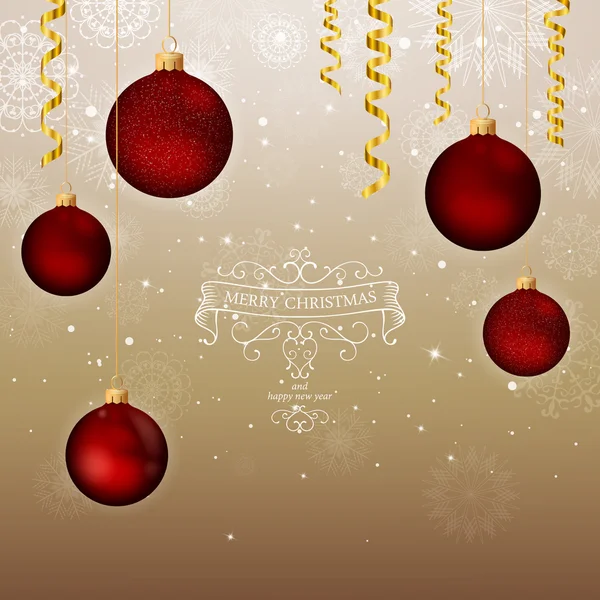 Vector Christmas Background — Stock Vector