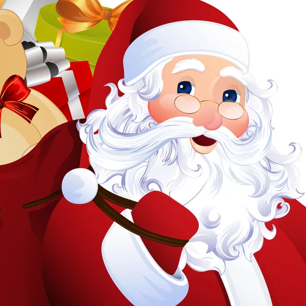 Vector de santa claus — Vector de stock