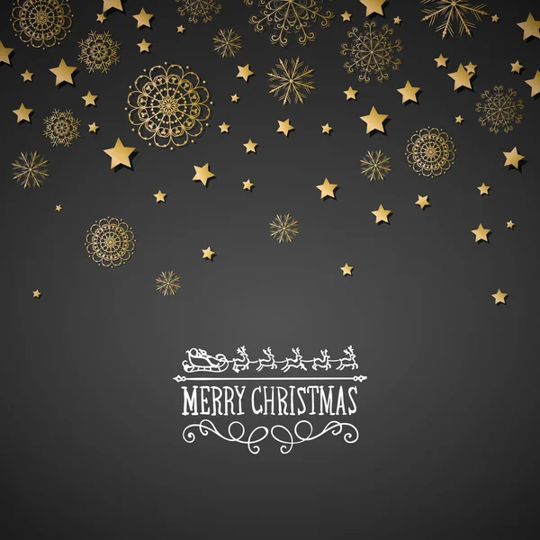 Fondo de navidad vectorial — Vector de stock