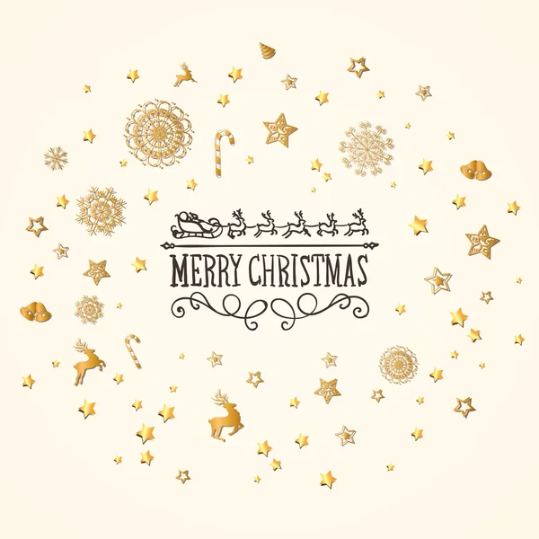 Vector Christmas Background — Stock Vector