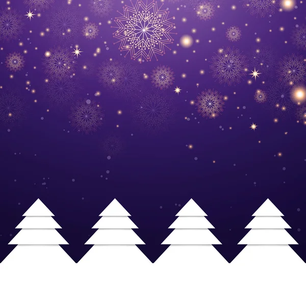 Fondo de navidad vectorial — Vector de stock