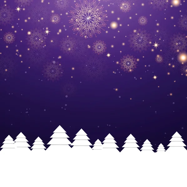 Fondo de navidad vectorial — Vector de stock