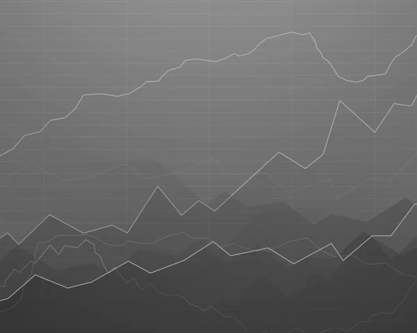 Vector achtergrond met grafieken — Stockvector