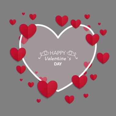 Sevgililer günü kartı vektör