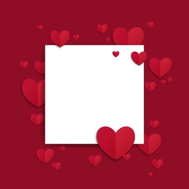 Sevgililer günü kartı vektör