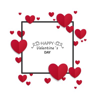 Sevgililer günü kartı vektör