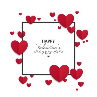 Sevgililer günü kartı vektör