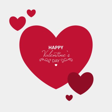 Sevgililer günü kartı vektör