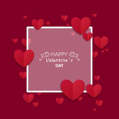 Sevgililer günü kartı vektör