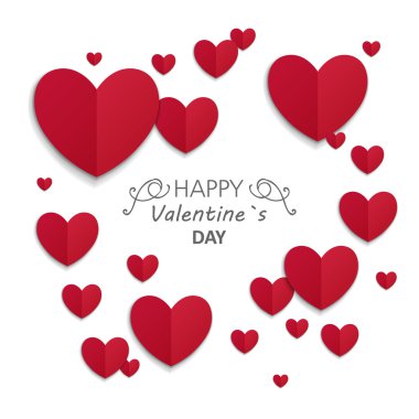 Sevgililer günü kartı vektör