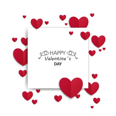 Sevgililer günü kartı vektör