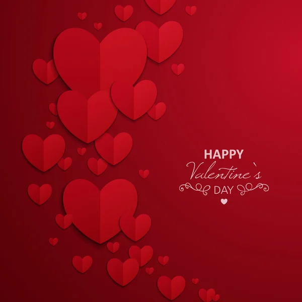 Vector Valentines Day Card — Stock Vector