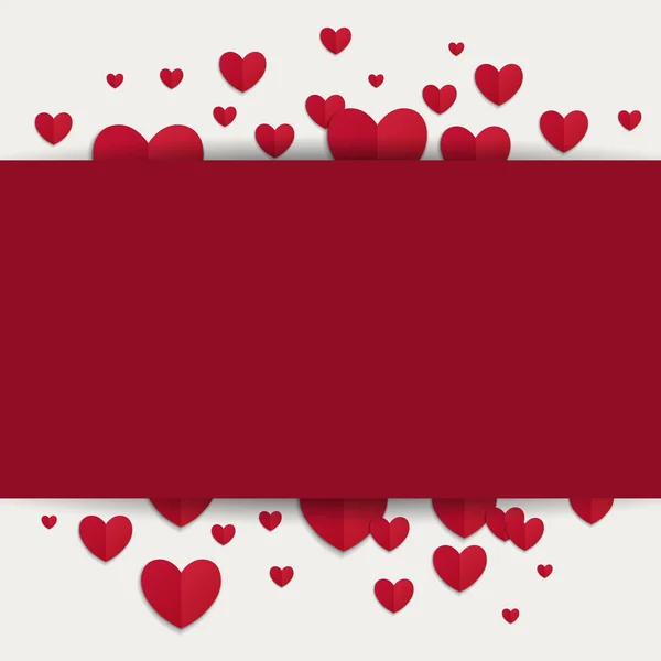 Sevgililer günü kartı vektör — Stok Vektör
