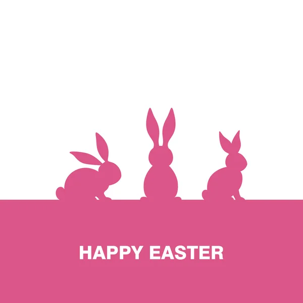 Renkli mutlu bir Paskalya kartı tasarım tebrik vektör çizim — Stok Vektör