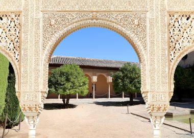 Kemerler İslam (Fas) stil ve Alhambra, Granada, İspanya