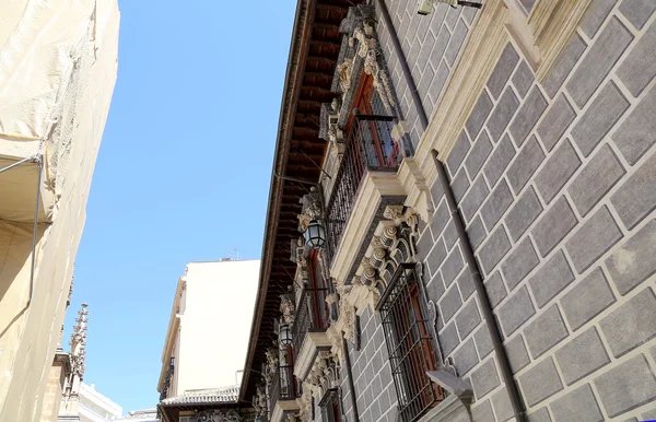 Hagyományos történelmi épületek, Granada, Andalucia, Spanyolország — Stock Fotó