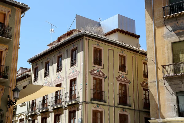 Hagyományos történelmi épületek, Granada, Andalucia, Spanyolország — Stock Fotó