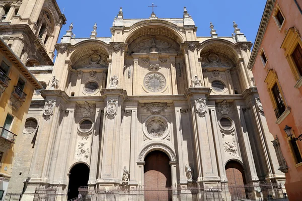 Granadská katedrála (katedrála vtělení) v gothic a španělský renesanční styl, Andalusie, Španělsko — Stock fotografie