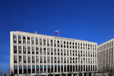 Bina, İçişleri Bakanlığı, Rusya Federasyonu (Rusça olarak bulunmakta). Zhitnaya St. 16, Moskova, Rusya Federasyonu