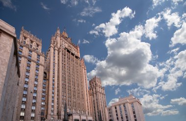 Rusya Federasyonu Dışişleri Bakanlığı, Smolenskaya Meydanı, Moskova, Rusya  