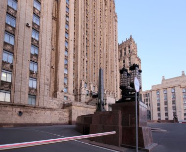 Rusya Federasyonu Dışişleri Bakanlığı, Smolenskaya Meydanı, Moskova, Rusya  