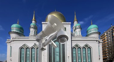 Moskova katedral cami, Rusya... ana cami Moskova'da