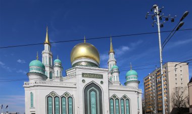 Moskova katedral cami, Rusya... ana cami Moskova'da
