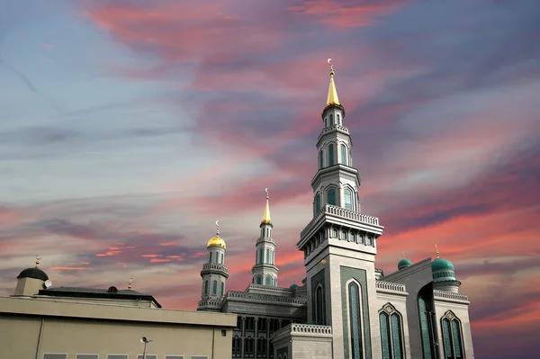 Mesquita da Catedral de Moscou, Rússia - a principal mesquita de Moscou — Fotografia de Stock