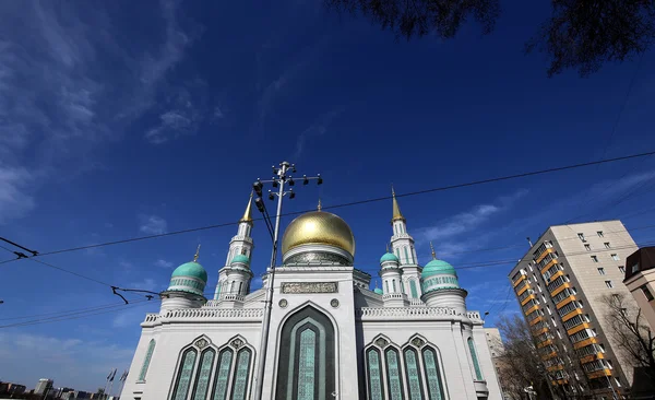 Moskva katedralen Mosque, Ryssland--den huvudsakliga moskén i Moskva — Stockfoto