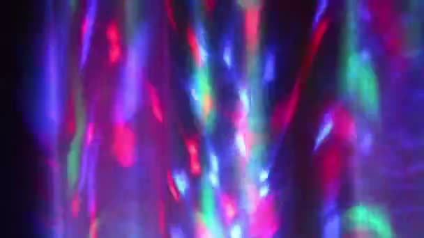 Fondo abstracto con luz de movimiento multicolor — Vídeo de stock