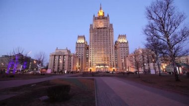 Rusya Federasyonu Dışişleri Bakanlığı, Smolenskaya Meydanı, Moskova, Rusya  