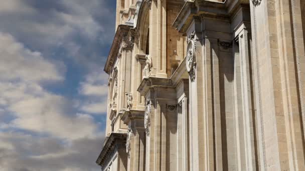 Granada Cathedral (Cathedral of the Incarnation) in gothic and spanish renaissance style, Andalucia, Spain — Stock Video