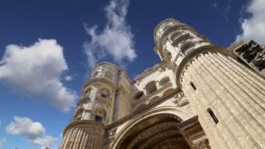 Malaga - katedral Malaga şehir, Andalusia, Güney İspanya Rönesans kilisesidir. 1528 ve 1782 arasında inşa edilmiştir; onun iç Rönesans tarzında da