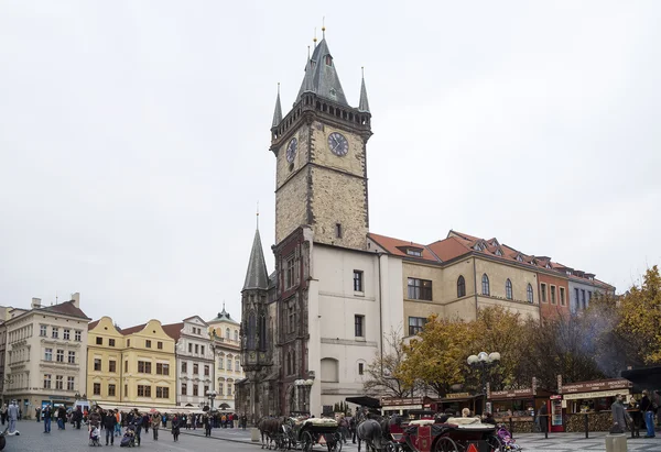 Gamla rådhuset staden i Prag, Tjeckien — Stockfoto