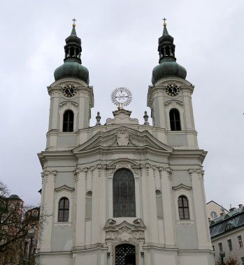 Karlovy Vary (Carlsbad)--ünlü spa şehirde western Bohemia, Çek Cumhuriyeti'nde çok popüler turizm