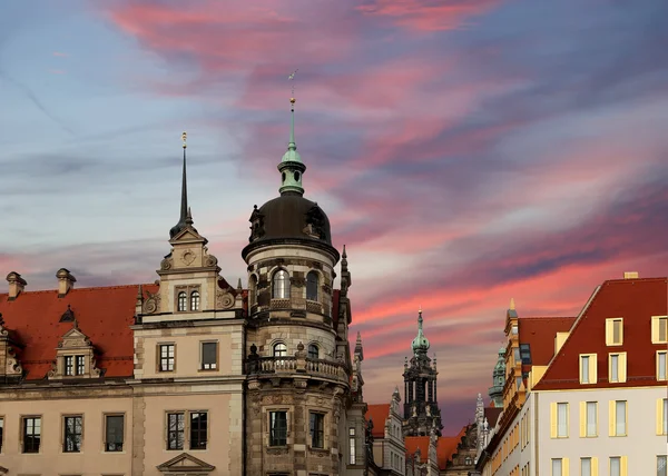 Historiska centrum av Dresden (landmärken), Tyskland — Stockfoto