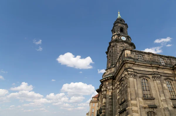 Hofkirche - barockkirche in dresden, sachsen, deutschland — Stockfoto
