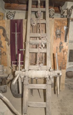 Fotoğraf eski el sanatları Prag kale, Çek Cumhuriyeti'nde Golden alley evlerin iç şehir Prag yapılan  