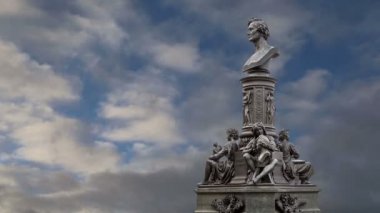 Brühl Teras, Dresden, Almanya tarihi mimari ensemble heykel 