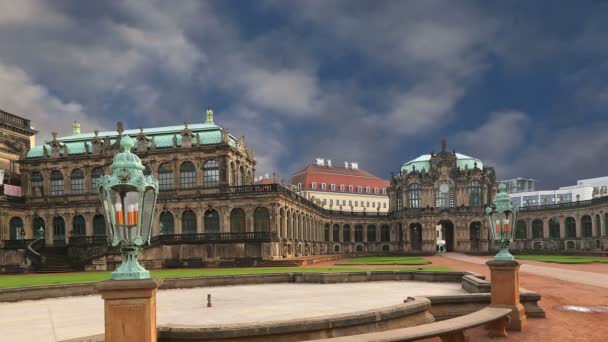 Zwinger Palace (Der Dresdner Zwinger), Dresden, Alemanha — Vídeo de Stock