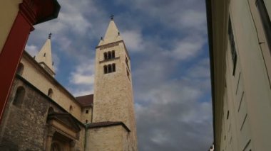 Çek Cumhuriyeti Prag Şatosu 'ndaki Aziz Vitus Katedrali (Roma Katolik Katedrali)   