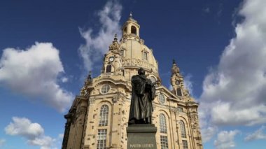 Lutheran Kilisesi Dresden, Almanya Dresden Frauenkirche (kelimenin tam anlamıyla kilise Our Lady) olduğunu