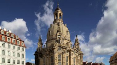 Lutheran Kilisesi Dresden, Almanya Dresden Frauenkirche (kelimenin tam anlamıyla kilise Our Lady) olduğunu