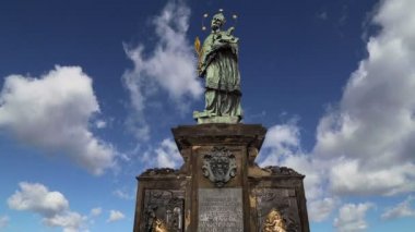 heykel charles Köprüsü'nde Prag, Çek Cumhuriyeti 