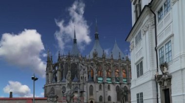 St. Barbara kilisede Kutna Hora - en ünlü Gotik kiliseler Orta Avrupa, Çek Cumhuriyeti